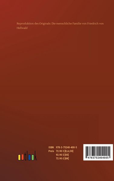 Produktbild: Die menschliche Familie