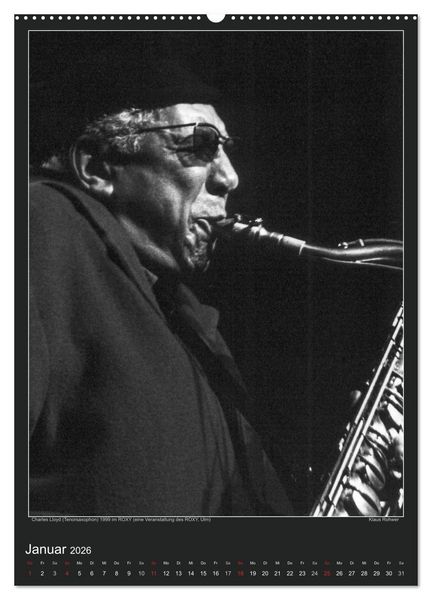 Produktbild: Jazz Moments (Wandkalender 2026 DIN A2 hoch), CALVENDO Monatskalender