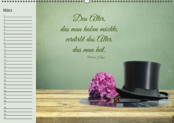 Produktbild: Spruchreifer Geburtstagskalender (Wandkalender immerw&auml;hrend DIN A2 quer)