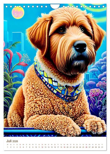 Produktbild: Der Labradoodle (Wandkalender 2026 DIN A4 hoch), CALVENDO Monatskalender