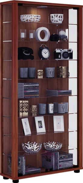Produktbild: Holz Glas Stand Vitrine Sammelvitrine Lumo Maxi
