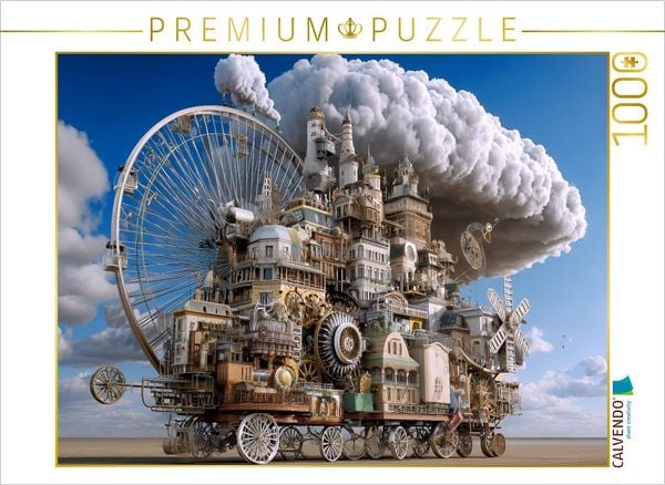 Produktbild: CALVENDO Puzzle Himmelsfabrik auf R&auml;dern | 1000 Teile Lege-Gr&ouml;&szlig;e 64x48cm Foto-Puzzle f&uuml;r gl&uuml;ckliche Stunden