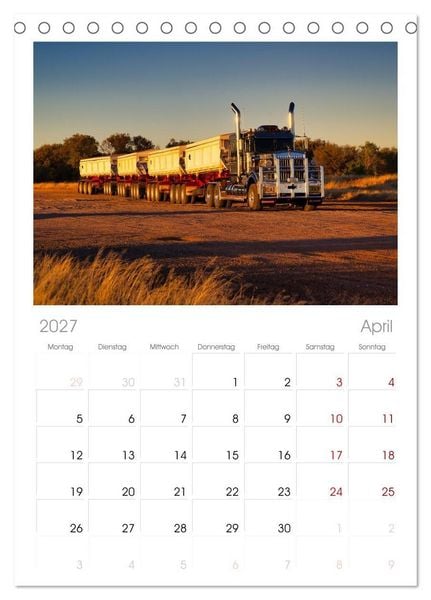 Produktbild: Tischplaner 2027 - Roadtrip durchs Outback - Australiens wilde Seele (A5 Tischkalender zum Aufstellen) CALVENDO