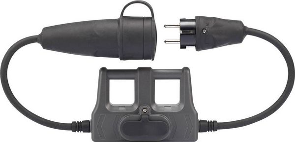 Produktbild: VOLTCRAFT DLA-1L 16 Messadapter Schutzkontakt 16A - Schutzkontakt 16A