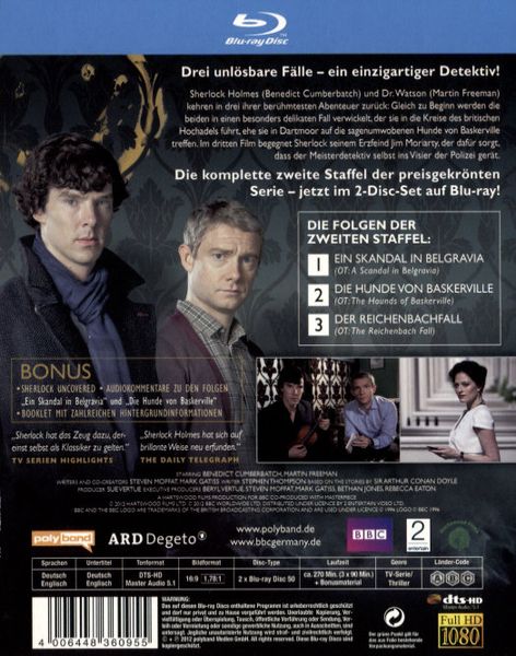 Sherlock - Staffel 2 [2 BRs]