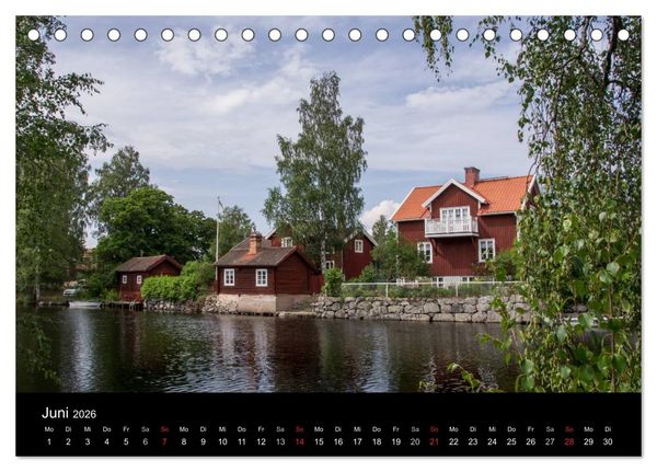 Produktbild: Wundersch&ouml;nes Schweden (Tischkalender 2026 DIN A5 quer), CALVENDO Monatskalender