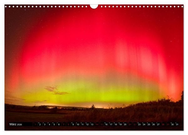 Produktbild: AURORA BOREALIS tanzt (Wandkalender 2026 DIN A3 quer), CALVENDO Monatskalender