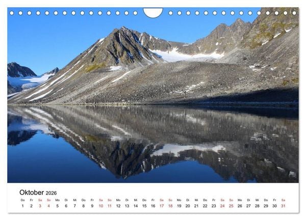 Produktbild: Svalbard 2026 (Wandkalender 2026 DIN A4 quer), CALVENDO Monatskalender
