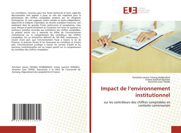 Produktbild: Impact de l'environnement institutionnel