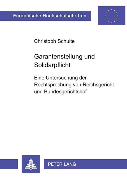 Produktbild: Garantenstellung und Solidarpflicht