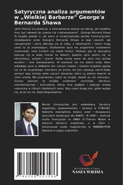 Produktbild: Satyryczna analiza argument&oacute;w w "Wielkiej Barbarze" George'a Bernarda Shawa