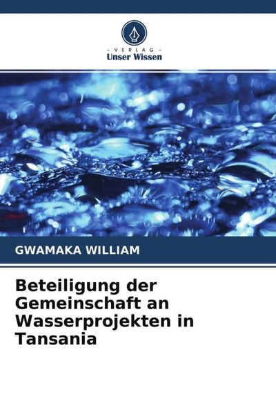 Produktbild: William, G: Beteiligung der Gemeinschaft an Wasserprojekten