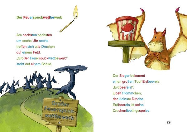 Produktbild: Silbengeschichten zum Lesenlernen - Drachengeschichten