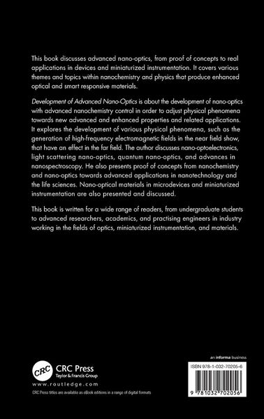 Produktbild: Development of Advanced Nano-Optics
