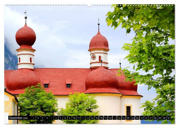 Produktbild: St. Bartholom&auml; und der K&ouml;nigssee (Wandkalender 2026 DIN A2 quer), CALVENDO Monatskalender