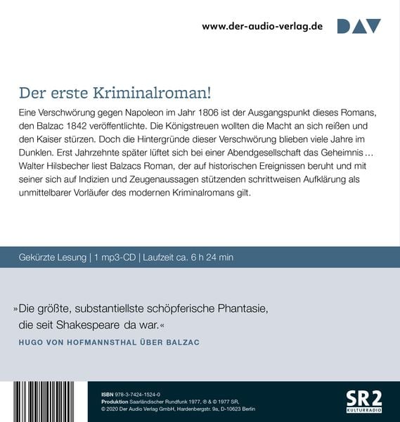 Produktbild: Eine dunkle Begebenheit