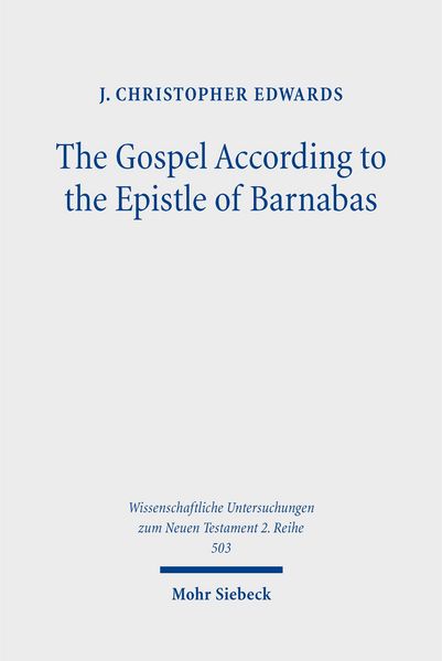 Produktbild: The Gospel According to the Epistle of Barnabas