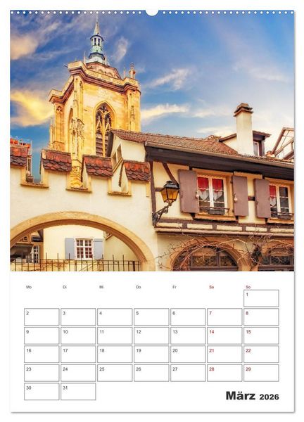Produktbild: Colmar - Impressionen (Wandkalender 2026 DIN A2 hoch), CALVENDO Monatskalender