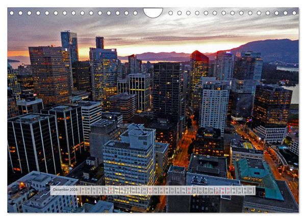 Produktbild: Vancouver Kanada 2026 (Wandkalender 2026 DIN A4 quer), CALVENDO Monatskalender
