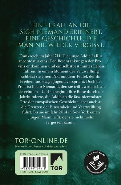 Produktbild: Das unsichtbare Leben der Addie LaRue