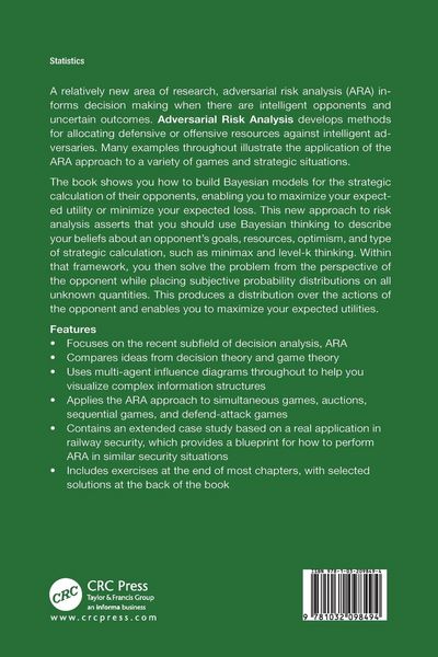 Produktbild: Adversarial Risk Analysis