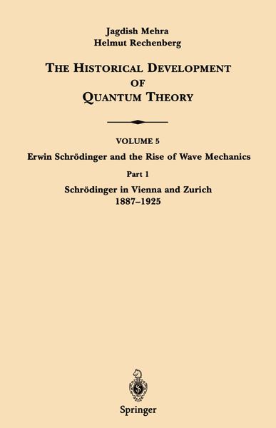 Produktbild: Part 1 Schr&ouml;dinger in Vienna and Zurich 1887&ndash;1925