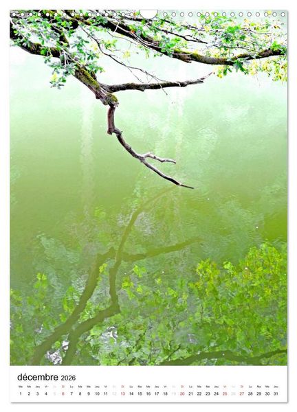 Produktbild: Reflets d'eau (Calendrier mural 2026 DIN A3 horizontal), CALVENDO calendrier mensuel