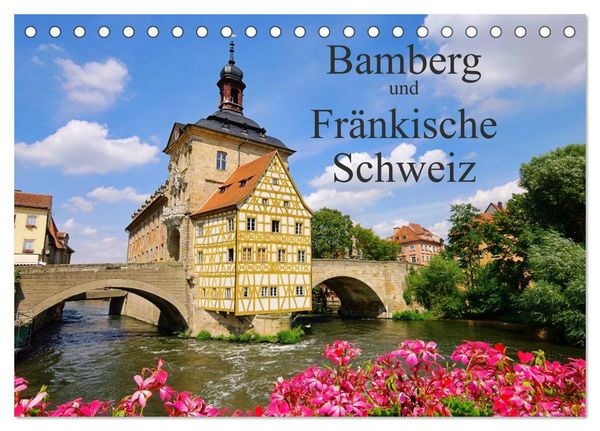 Bamberg und Fränkische Schweiz (Tischkalender 2026 DIN A5 quer), CALVENDO Monatskalender