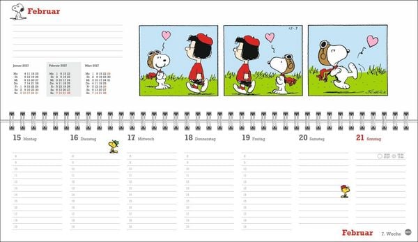 Produktbild: Peanuts Wochenquerplaner 2027