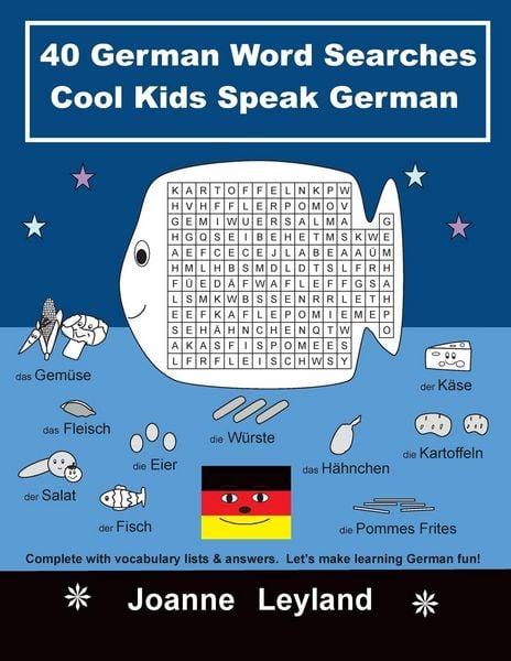 Produktbild: 40 German Word Searches Cool Kids Speak German