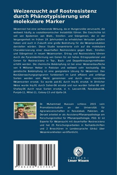 Produktbild: Weizenzucht auf Rostresistenz durch Ph&auml;notypisierung und molekulare Marker