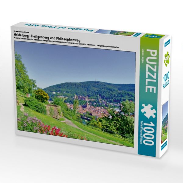 CALVENDO Puzzle Ein Motiv aus dem Kalender Heidelberg - Heiligenberg und Philosophenweg | 1000 Teile Lege-Größe 64 × 48 cm Foto-Puzzle für glückliche Stunden