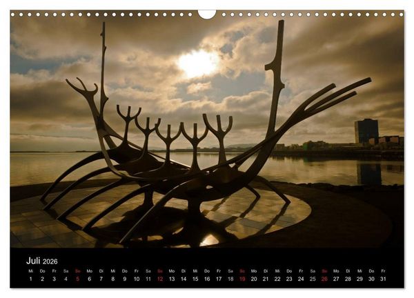 Produktbild: Island (Wandkalender 2026 DIN A3 quer), CALVENDO Monatskalender