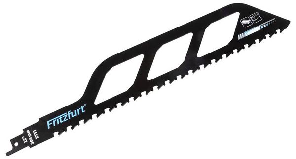 Produktbild: FRITZFURT 1801-3022 S&auml;bels&auml;geblatt aus Hartmetall f&uuml;r Ziegel+Beton 304mm S&auml;geblatt-L&auml;nge 304 mm 1 St.