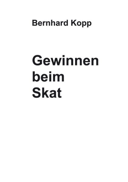 Produktbild: Gewinnen beim Skat