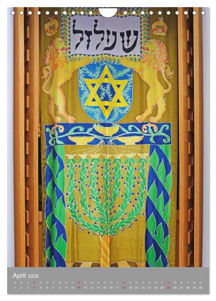Produktbild: Bejt Knesset. Haus der Versammlung. Die Synagoge in Darmstadt (Wandkalender 2026 DIN A4 hoch), CALVENDO Monatskalender