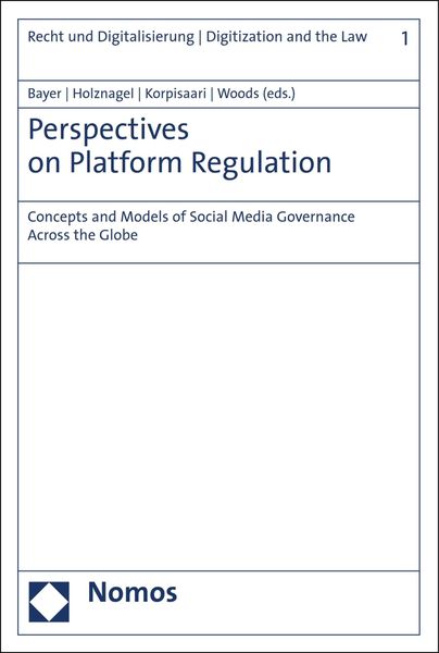 Produktbild: Perspectives on Platform Regulation