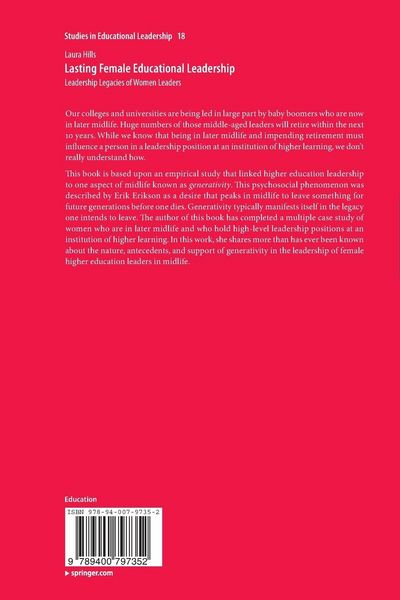 Produktbild: Lasting Female Educational Leadership