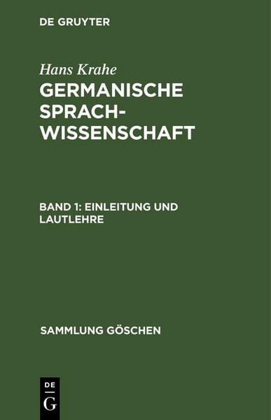 Produktbild: Einleitung und Lautlehre
