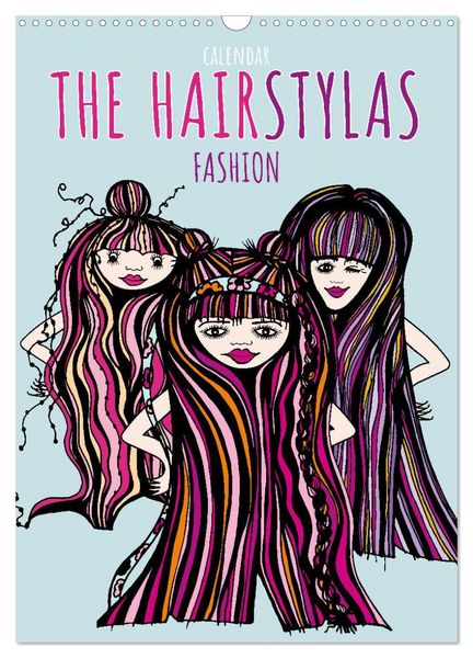 Produktbild: The HAIRSTYLAS Fashion (Wall Calendar 2026 DIN A3 portrait), CALVENDO 12 Month Wall Calendar