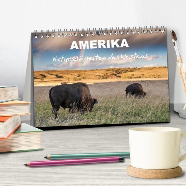 Produktbild: Amerika - Natursch&ouml;nheiten des Westens (Tischkalender 2026 DIN A5 quer), CALVENDO Monatskalender