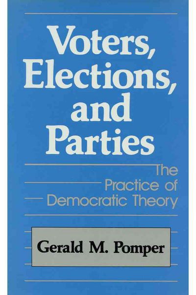 Produktbild: Pomper, G: Voters, Elections and Parties
