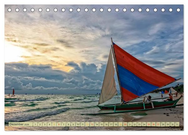 Produktbild: Reise durch Asien - Philippinen (Tischkalender 2026 DIN A5 quer), CALVENDO Monatskalender