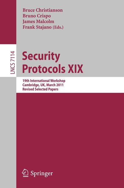 Produktbild: Security Protocols XIX