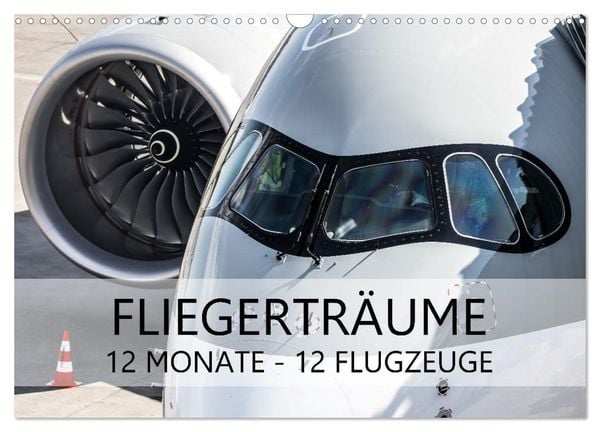 Produktbild: Fliegertr&auml;ume: 12 Monate, 12 Flugzeuge (Wandkalender 2026 DIN A3 quer), CALVENDO Monatskalender