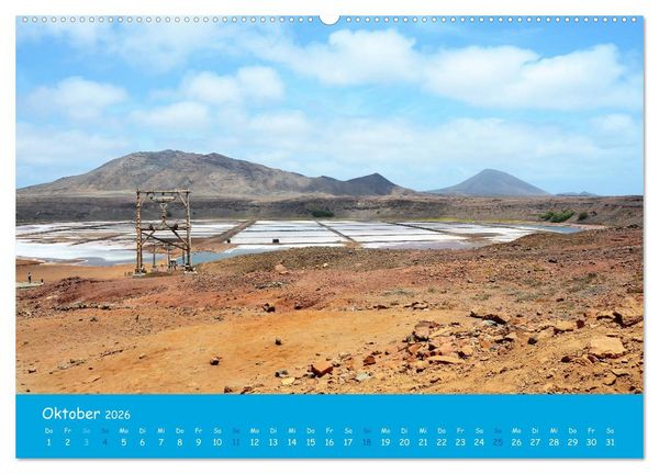 Produktbild: Cabo verde Inselgefl&uuml;ster - Ilha do Sal (hochwertiger Premium Wandkalender 2026 DIN A2 quer), Kunstdruck in Hochglanz