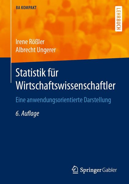 Produktbild: Statistik f&uuml;r Wirtschaftswissenschaftler