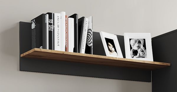 Produktbild: Holz Wandregal H&auml;ngeregal Wandboard Regal Usilo