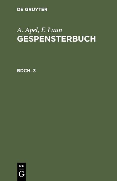 Produktbild: Gespensterbuch. Bdch. 3