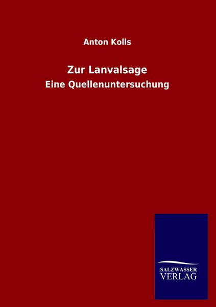 Produktbild: Zur Lanvalsage